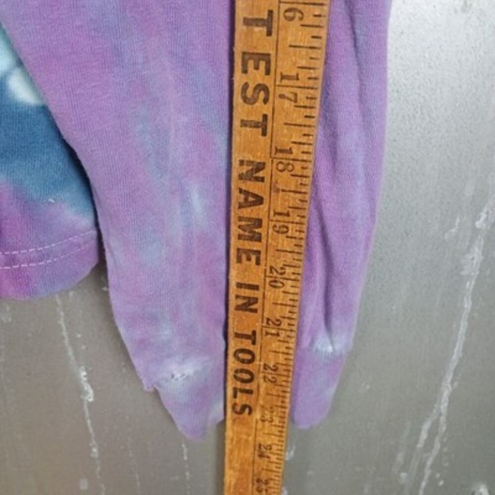 Grateful Dead Vintage Y2K 2000 Liquid Blue Thrashed Long Sleeve Shirt XL Wizard - Picture 6 of 7